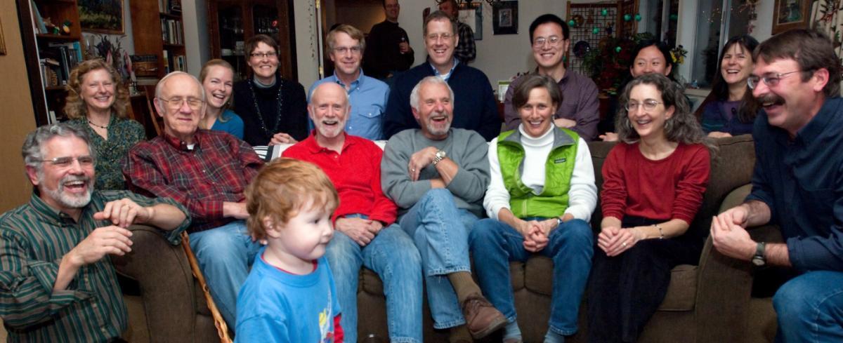 Group photo of the Statistics department in 2010