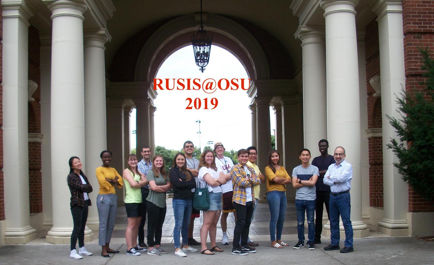 Members of RUSIS in 2019 standing together.